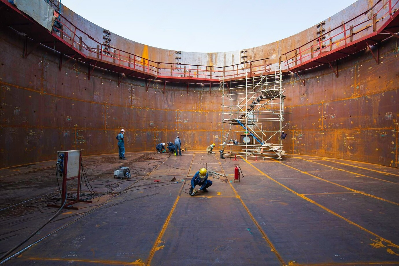 an toàn lao động kho xăng dầu 