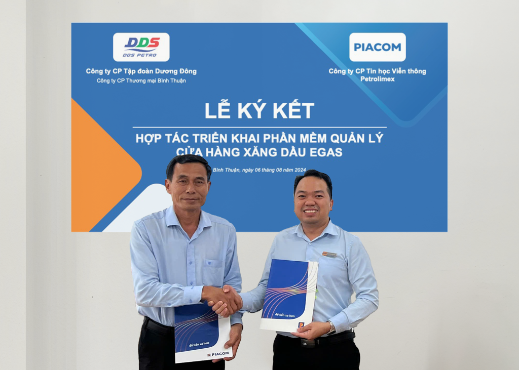 Công ty CP Thương mại Bình Thuận và PIACOM Chi nhánh Miền Nam ký kết triển khai giải pháp Phát hành hoá đơn điện tử theo lần bán của PIACOM