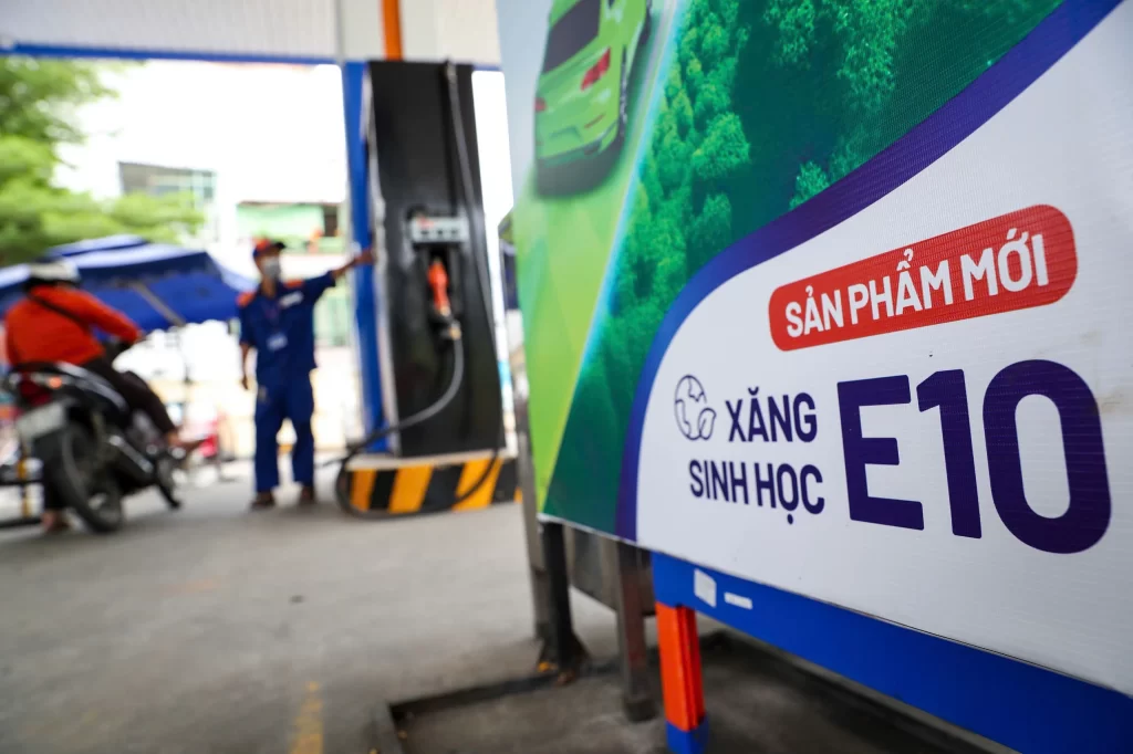 Lộ trình áp dụng xăng E10 tại Petrolimex