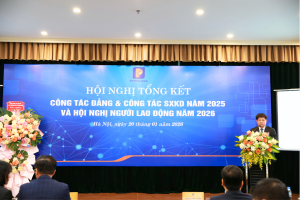 Ông Trần Đăng Dũng – Chủ tịch Công đoàn phát động phong trào thi đua năm 2026 với chủ đề "Đoàn kết - Dân chủ - Kỷ cương - Đổi mới - Phát triển"