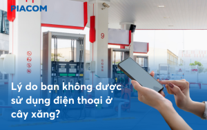 sử dụng điện thoại tại cây xăng