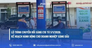 Kế hoạch chuyển đổi xăng E10 cho Doanh nghiệp Xăng dầu